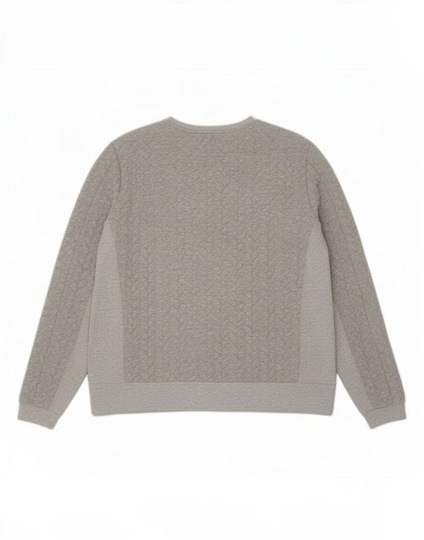 Zara Dame Sweatshirt Jumper UK 14 Medium Grå