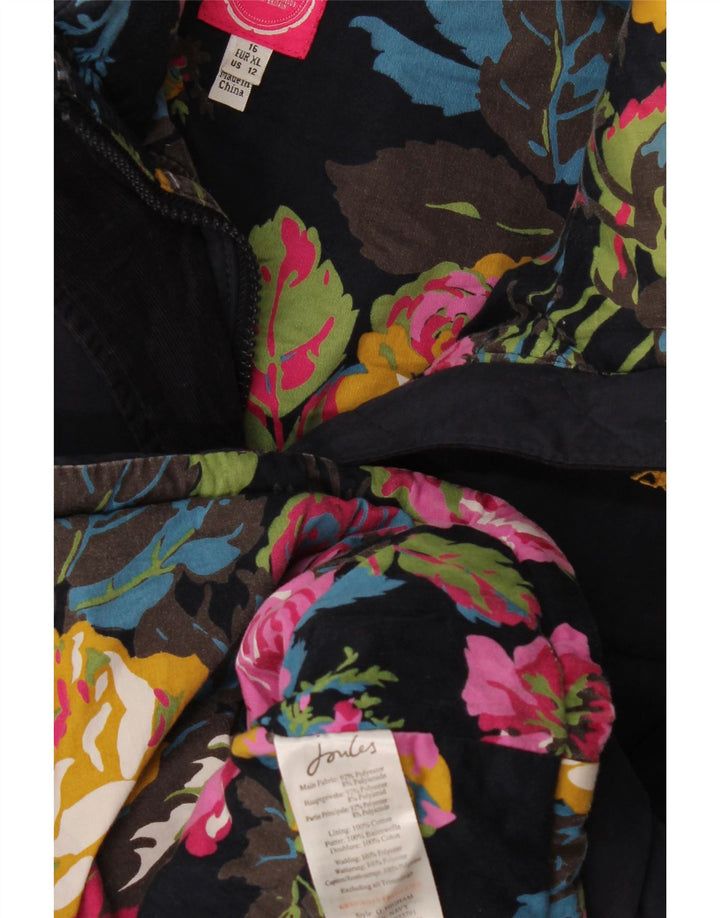 Joules Dame Polstret Gilet UK 18 XL Navy Blue Polyester