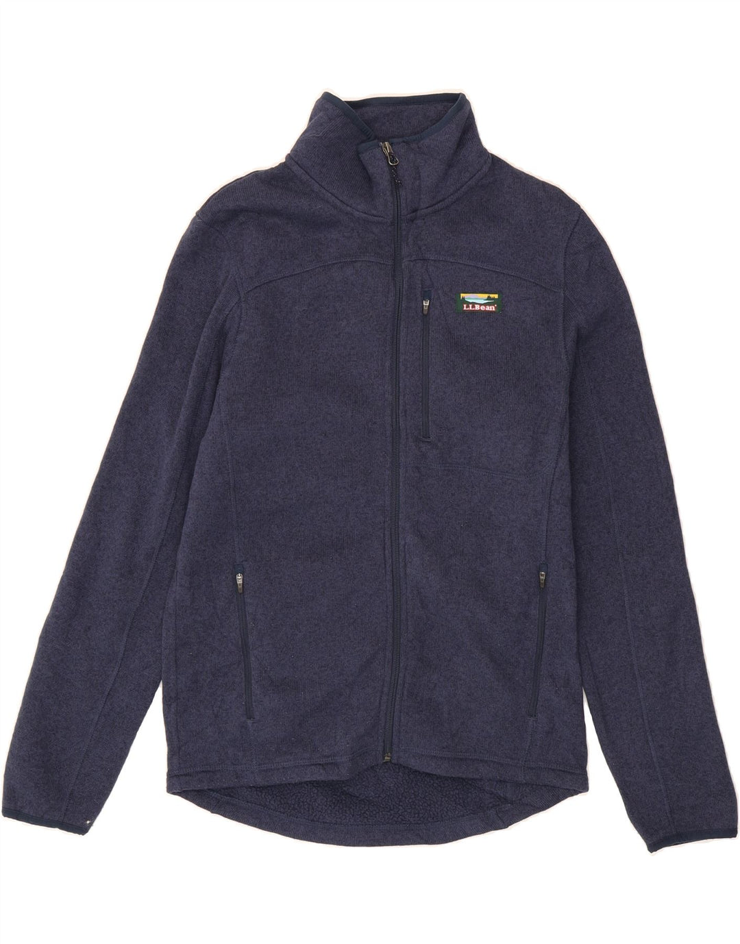 L.L.BEAN Mens Slightly Fitted Tracksuit Top Jacket Small Navy Blue Vintage L.L.Bean and Second-Hand L.L.Bean from Messina Hembry 