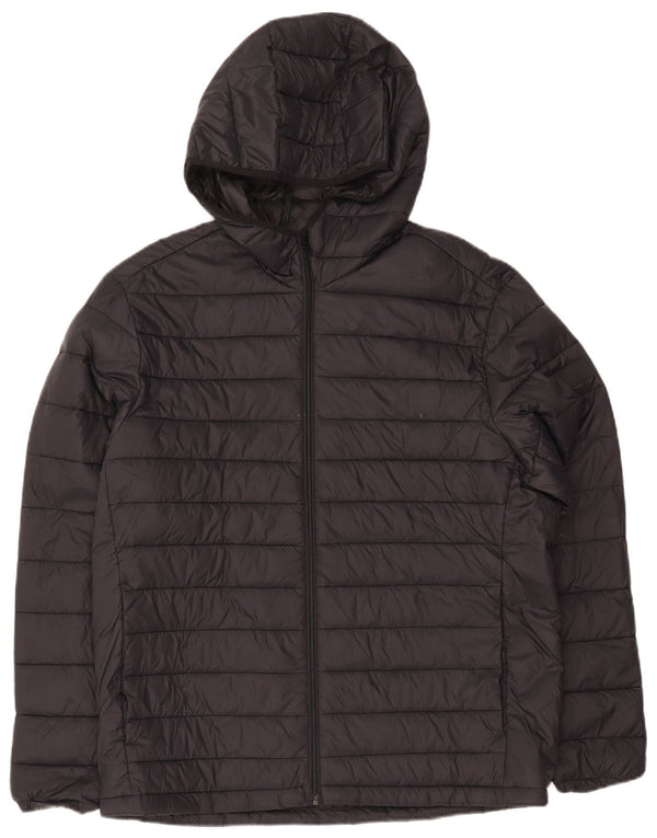 Jack & Jones Herre hættepolstret jakke UK 42 XL Sort