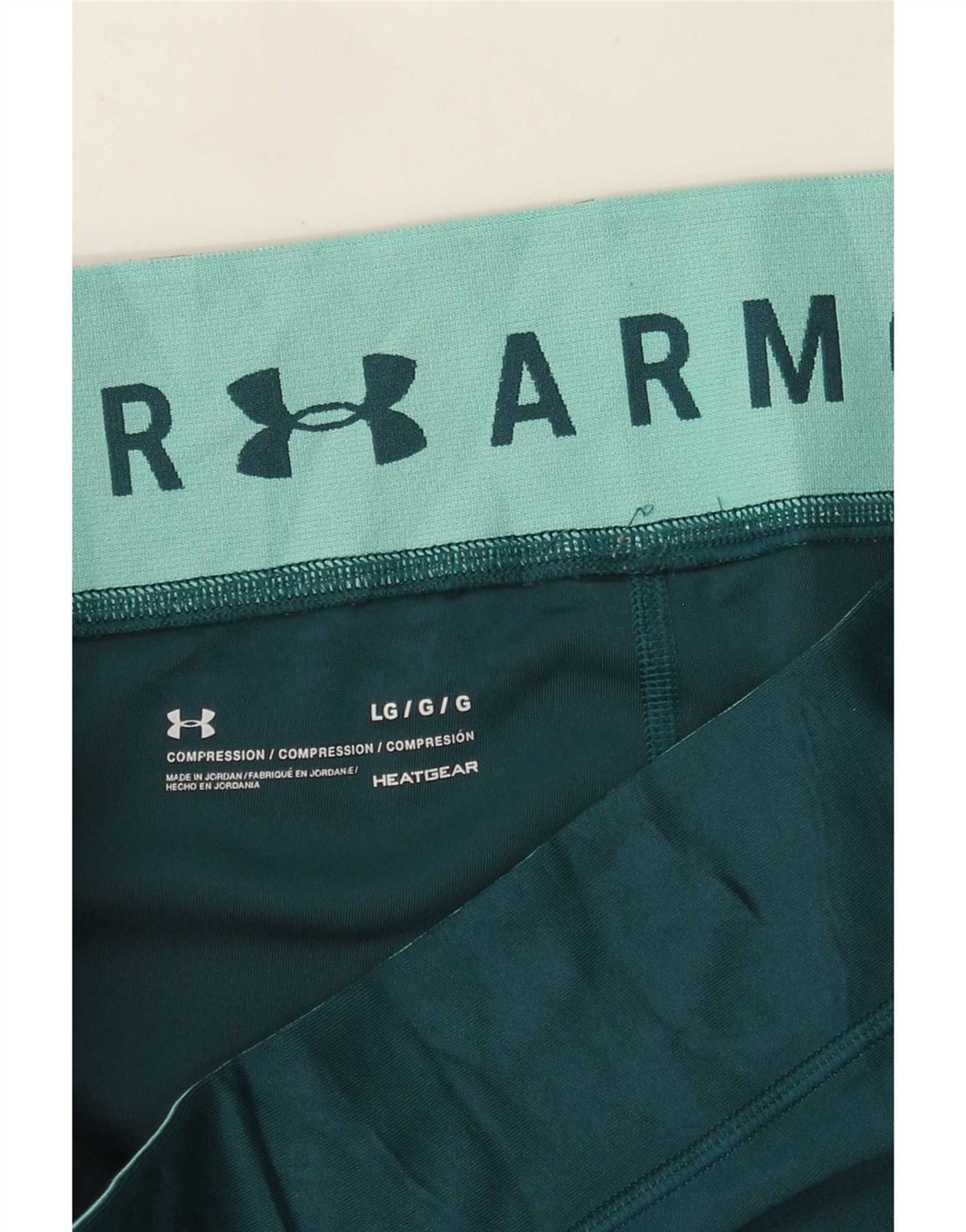 Under Armour Womens Compression Capri Leggings UK 14 Large Green