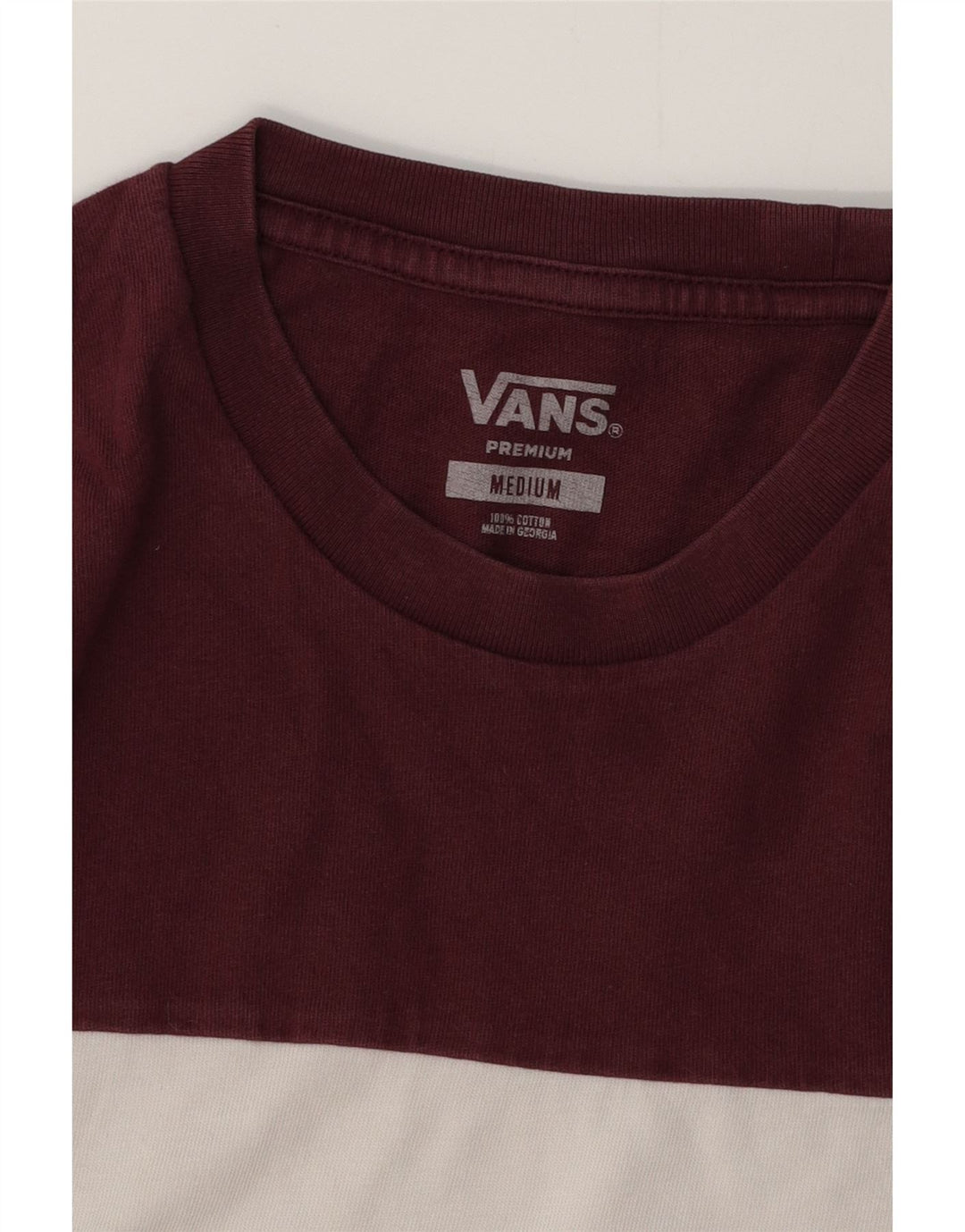 VANS Herre grafisk T-shirt Top Medium Flerfarvet Colourblock Bomuld