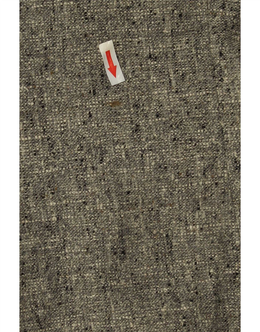 Vintage dame 3-knaps blazerjakke IT 44 Medium Grey Flecked Wool