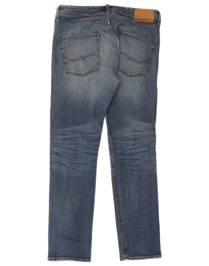 Jack & Jones Herre Tim Slim Jeans W33 L32 Blå Bomuld