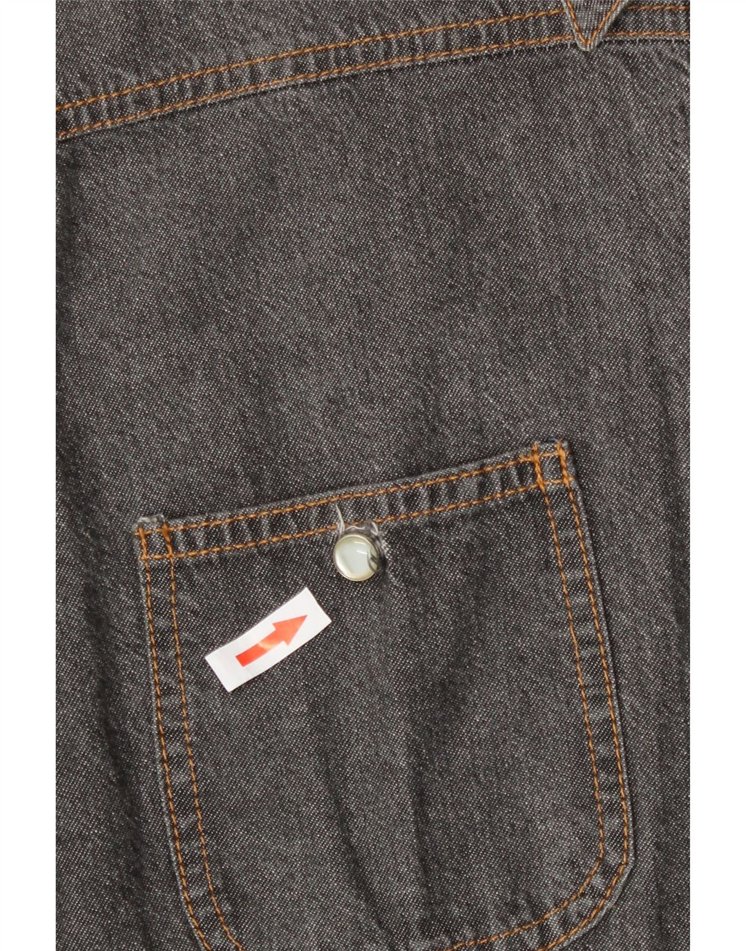 C'EST COMMECA Dame Denim Shirt UK 16 Large Grå