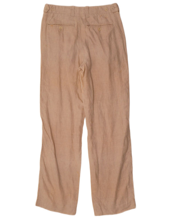 Zara Herre Lige Chinobukser EU 38 Small W30 L32 Beige Linned