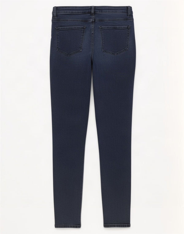Marks & Spencer Womens The Ivy Skinny Jeans UK 14 Large W32 L28 Blue Cotton