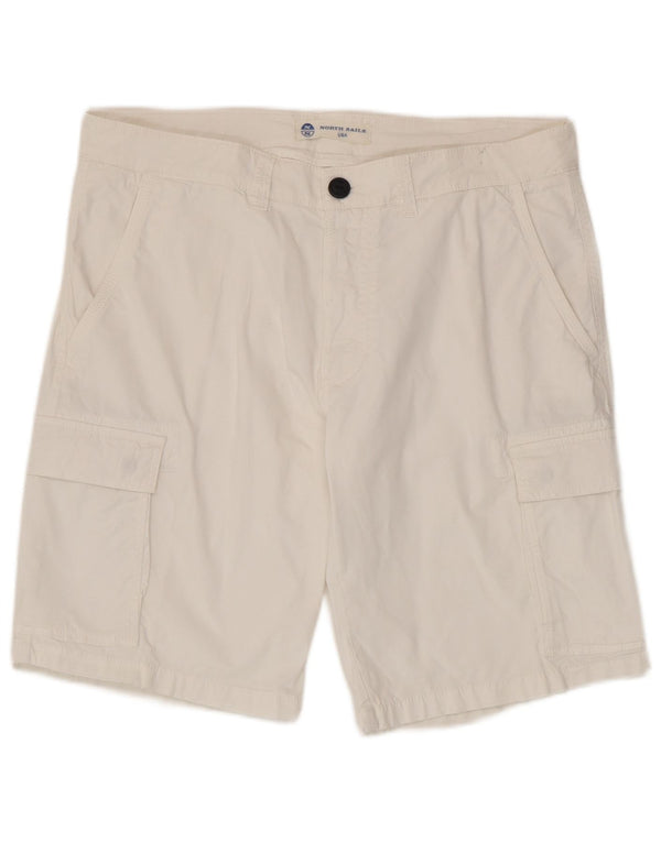 North Sails Herre Cargo Shorts W36 Stor Hvid Bomuld