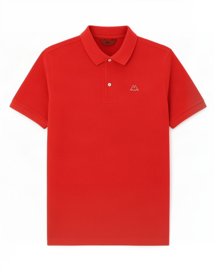 Kappa herre poloshirt Medium rød bomuld