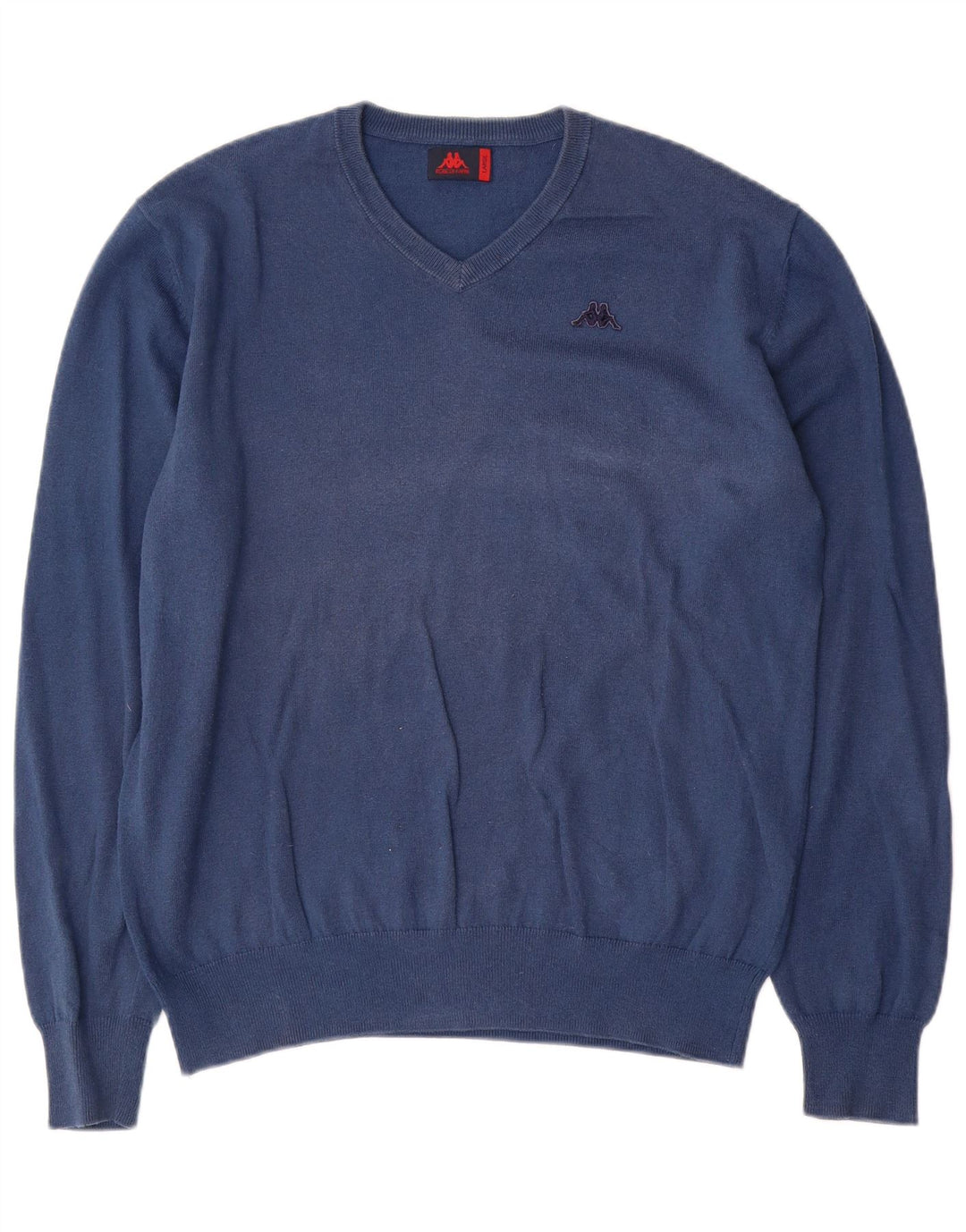 Kappa Herre V-hals sweater Stor Blå Bomuld