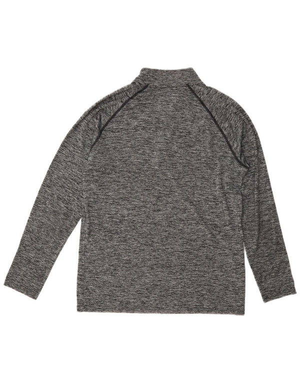 Under Armour Herre Heat Gear Pullover Træningsdragt Top Lille Grå Flecked