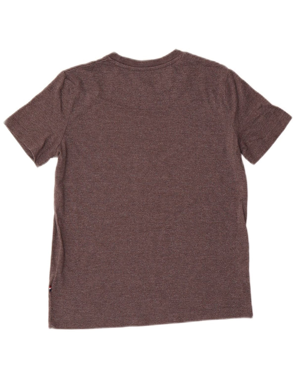 U.S. Polo Assn. Drenge Grafisk T-Shirt Top 8-9 år Grå Bomuld
