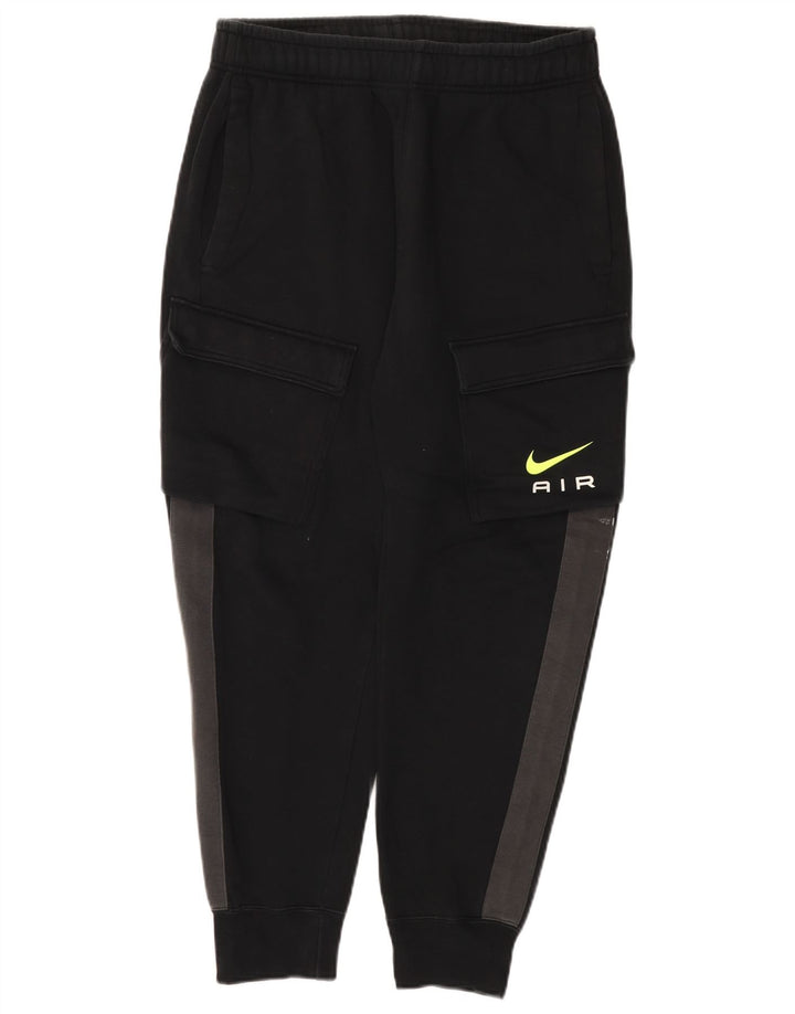 Nike Herre Cargo træningsdragt Bukser Joggers Medium Sort Colourblock Bomuld