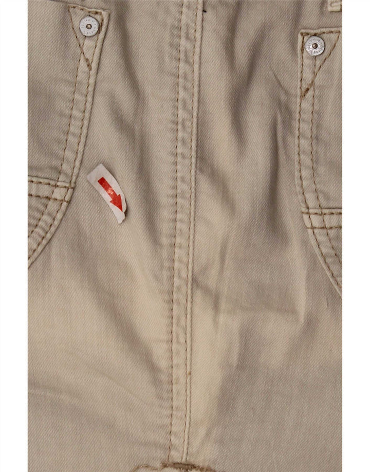 Guess Dame Denim Cargo Nederdel W28 Medium Beige Bomuld