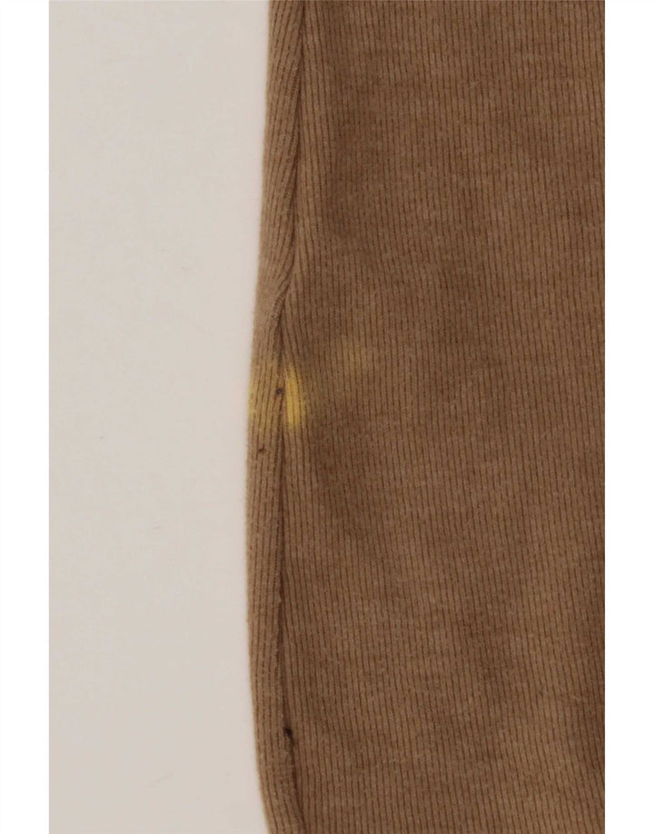 Zara Damevest Top UK 16 Stor Beige Bomuld