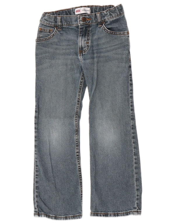 Wrangler Boys Classic Fit Bootcut Jeans 7-8 Years W23 L21 Blue Cotton