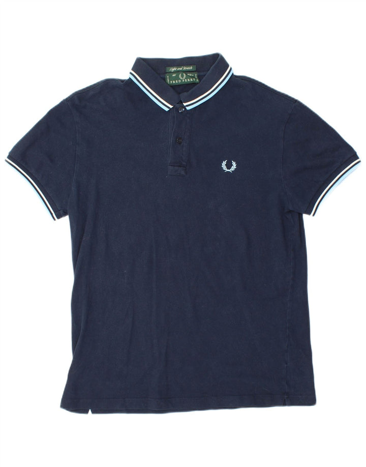 FRED PERRY Poloshirt til mænd Lille marineblå bomuld