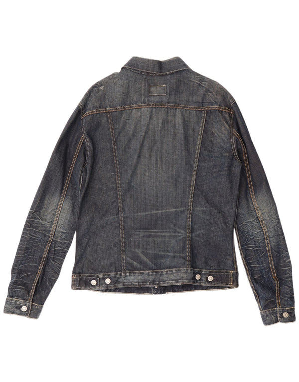 Levi's Herre denimjakke UK 40 Large Blue Cotton