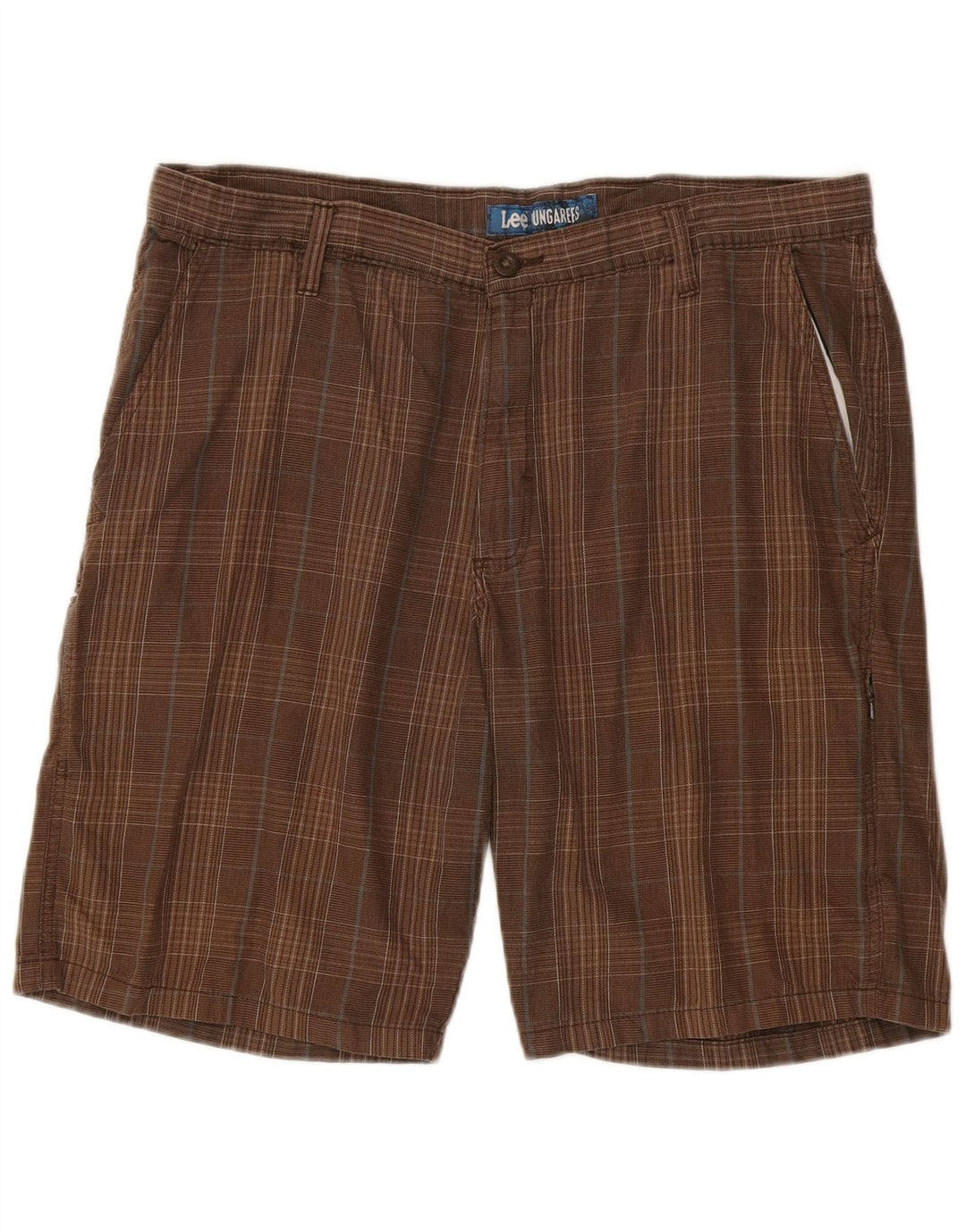 Lee Herre Cargo Shorts W38 XL brun ternet bomuld