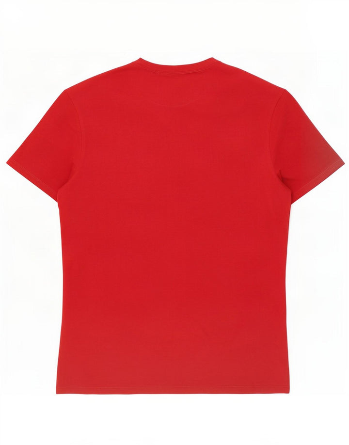 Guess Grafisk T-shirt top til kvinder UK 14 Medium Rød