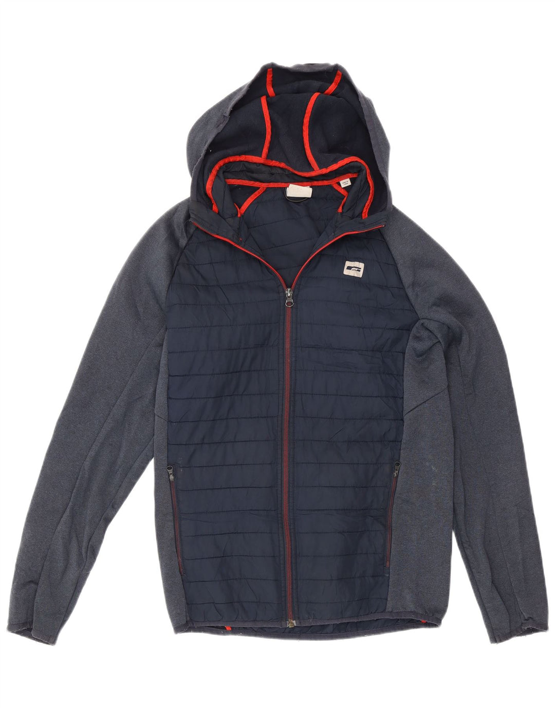 Jack & Jones Herre polstret hættetræningsdragt Topjakke Lille marineblå