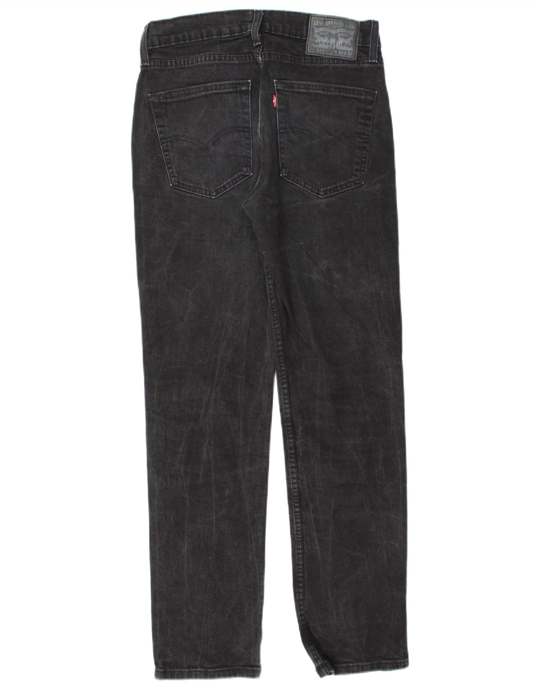 Levi's Herre 514 Straight Jeans W30 L30 Sort Bomuld