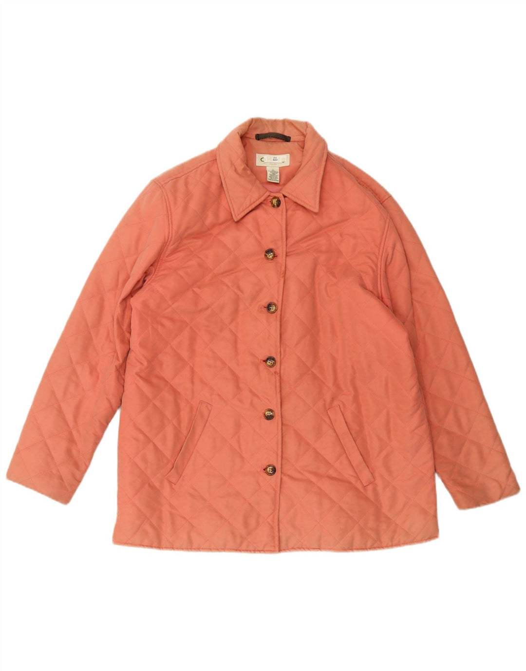 ORVIS Quiltet jakke til kvinder UK 16 Large Pink Polyester