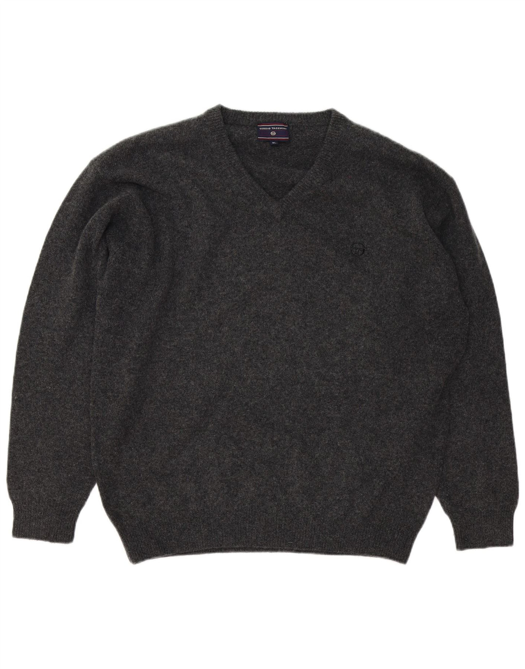 Sergio Tacchini Herre V-hals sweater XL Grå Uld