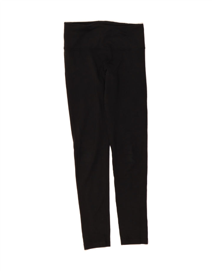 ADIDAS Womens Climalite Leggings UK 4 XS Black Polyester Vintage Adidas and Second-Hand Adidas from Messina Hembry 