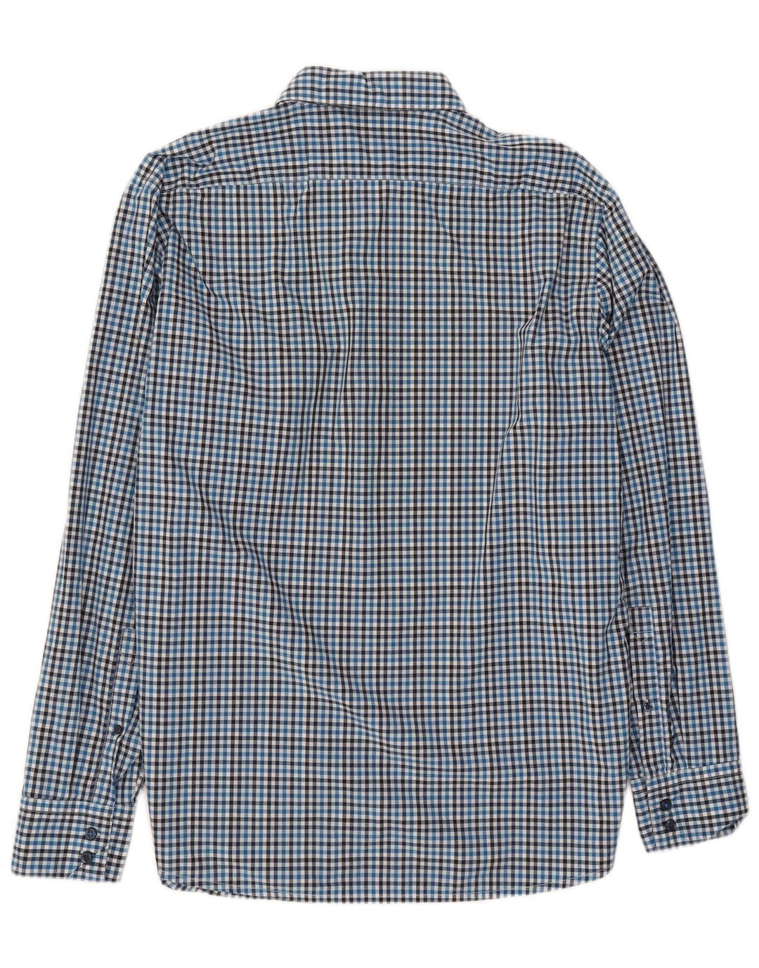 Hugo Boss Herre Regular Fit skjorte XL Blue Gingham Cotton