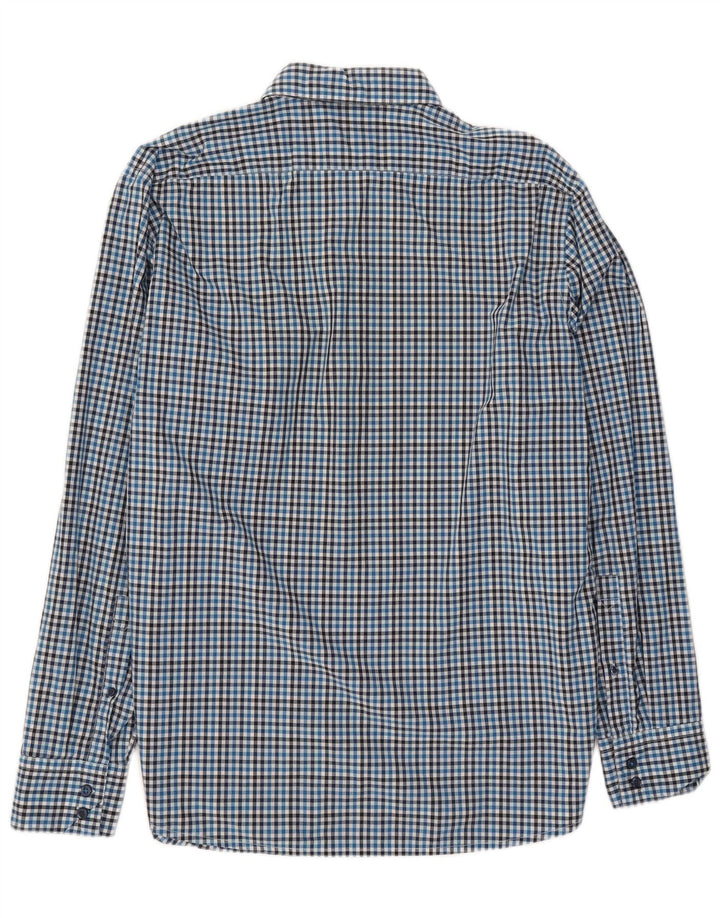 Hugo Boss Herre Regular Fit skjorte XL Blue Gingham Cotton