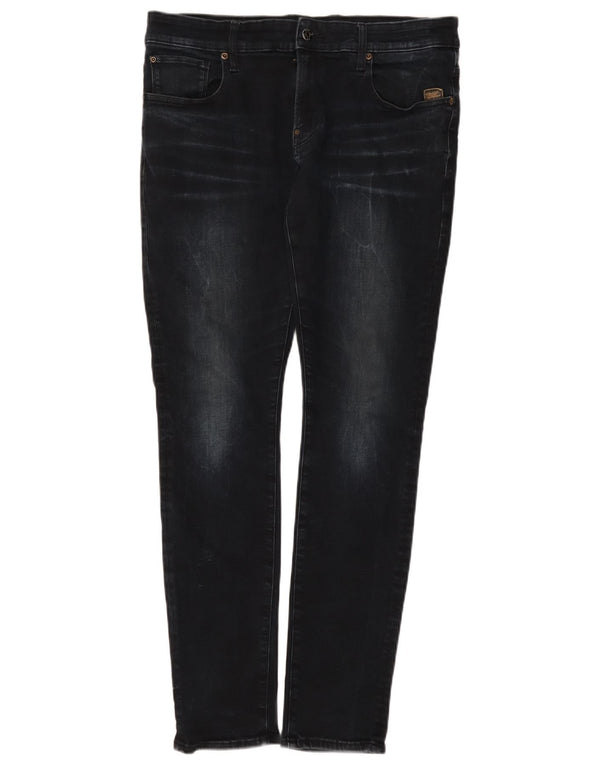 G-Star Herre Revend Super Slim Jeans W36 L32 Marineblå Bomuld