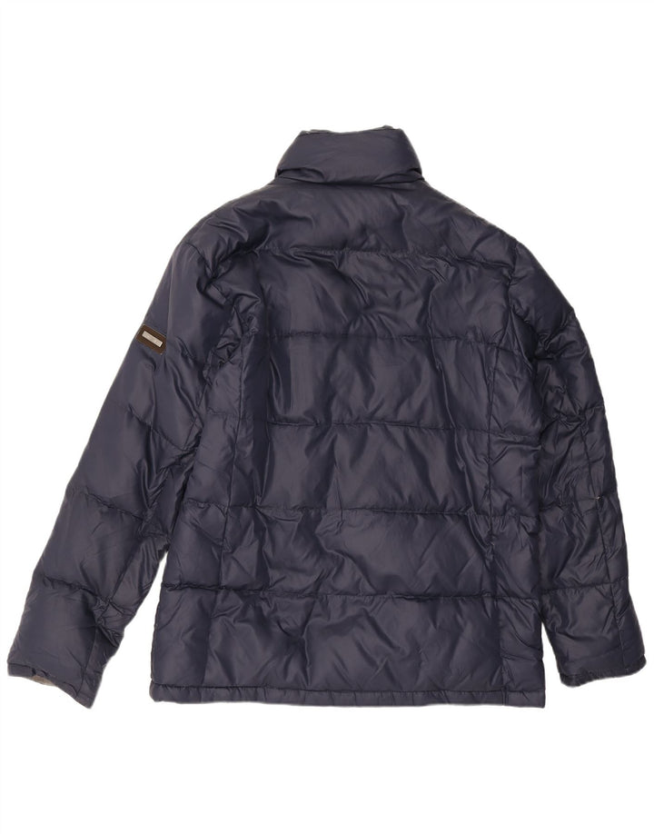 ALVIERO MARTINI Polstret herrejakke IT 52 XL Navyblå nylon