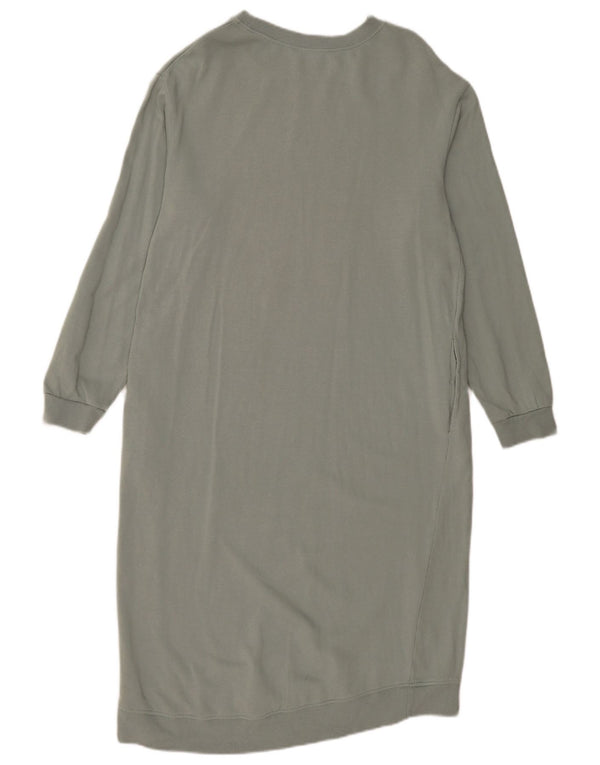 Zara Sweatshirt Jumper Dress UK 14 Medium Grå