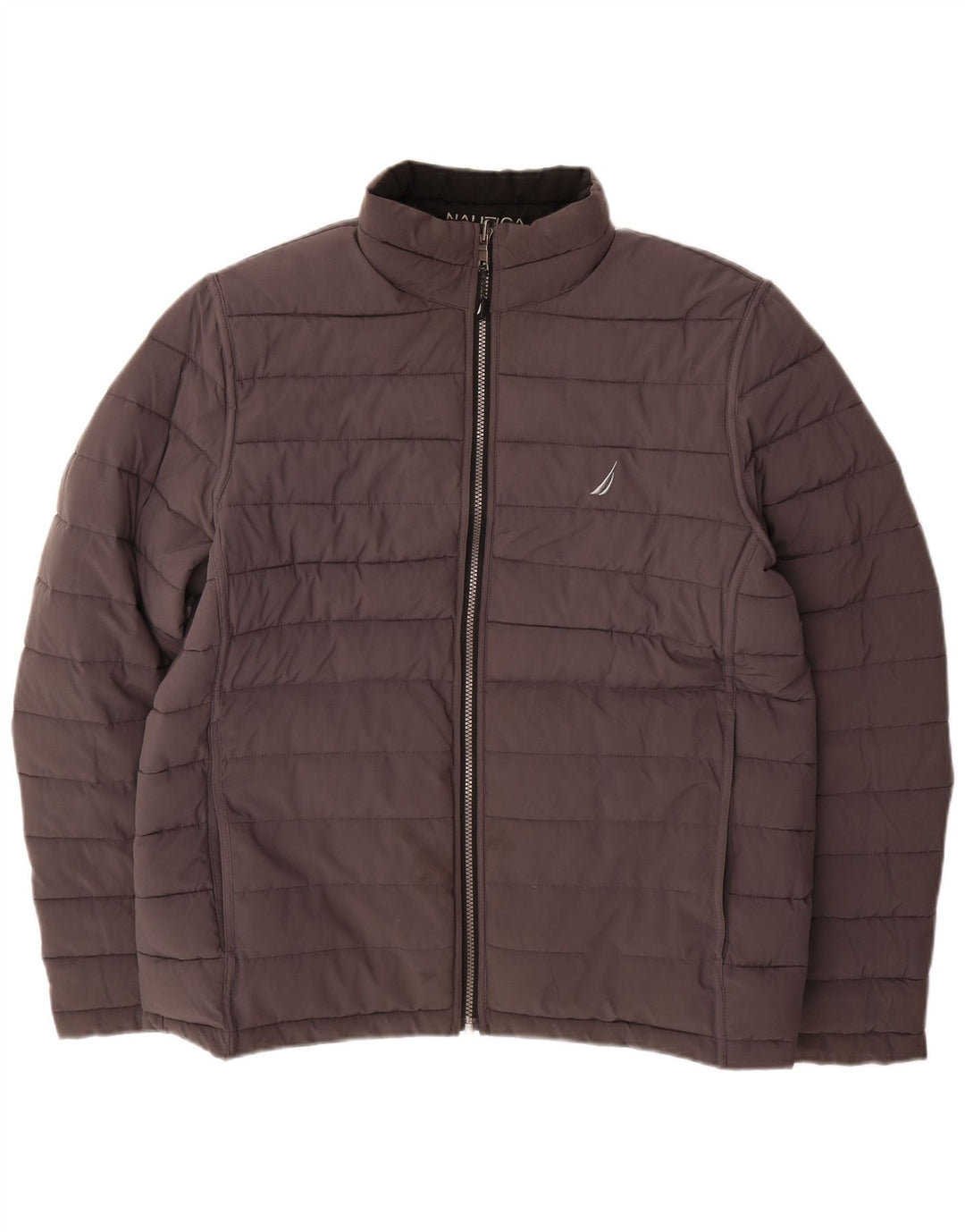 NAUTICA Herre vendbar polstret jakke UK 40 Stor sort polyester