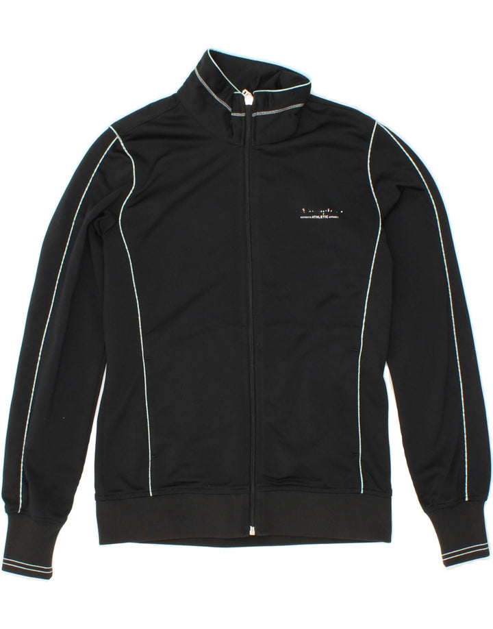CHAMPION Womens Heritage Fit Tracksuit Top Jacket UK 10 Small Black Vintage Champion and Second-Hand Champion from Messina Hembry 