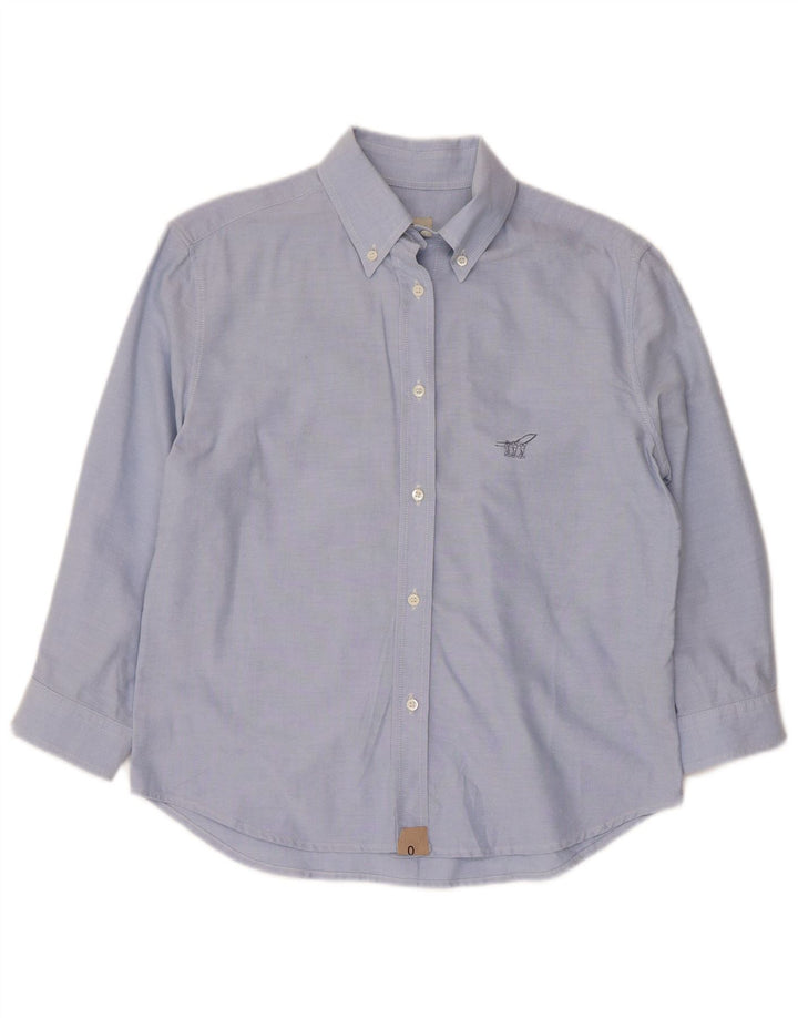 Henry Cottons skjorte med 3/4 ærmer til kvinder IT 42 Medium Blue Cotton