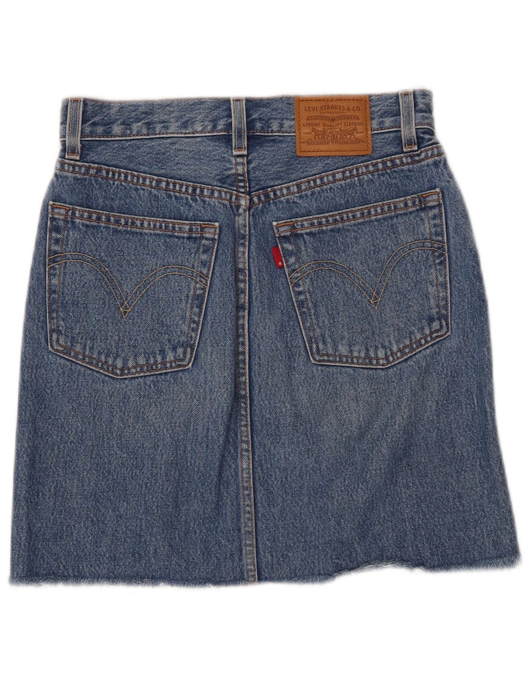 Levi's denimnederdel til kvinder W25 XS blå bomuld