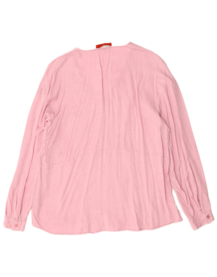 Max & Co. Dame Langærmet Bluse Top UK 16 Large Pink
