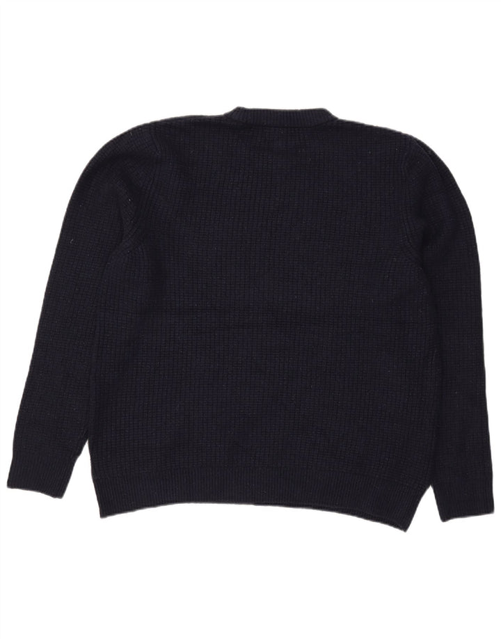 Marks & Spencer Dame sweater med rund hals DK 16 Stor marineblå
