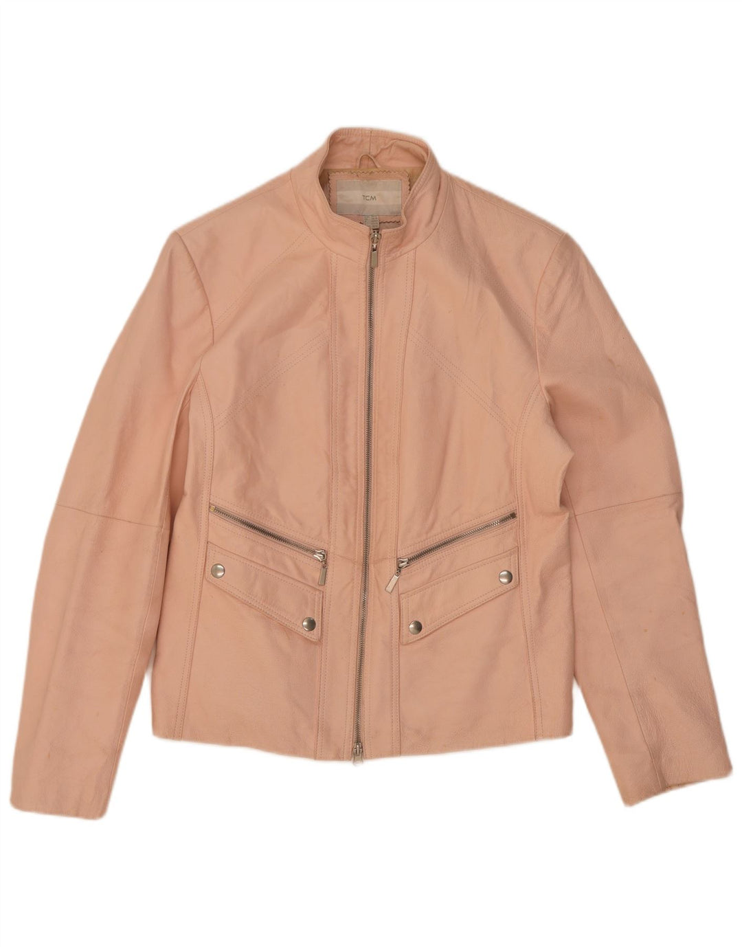 TCM Dame Læderjakke UK 14/16 Large Pink