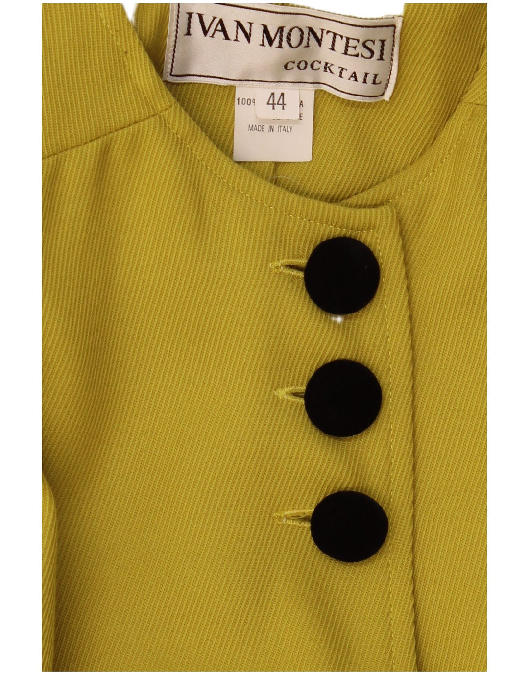 Vintage oversize overfrakke til kvinder IT 44 Medium Yellow Wool
