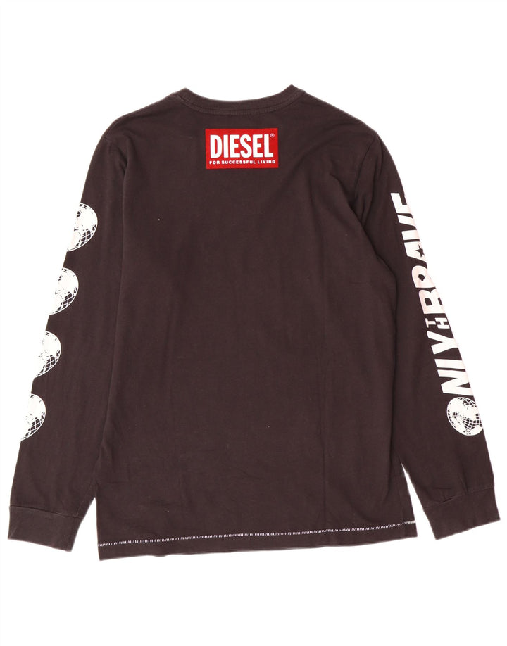 Diesel Boys Grafisk Top Langærmet 13-14 År Sort