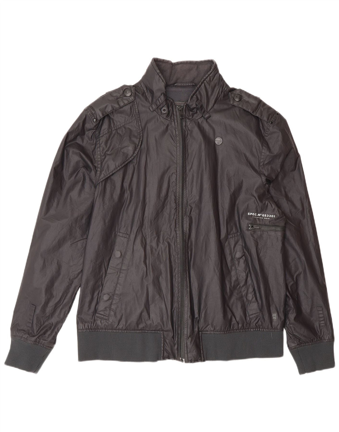 G-Star Herre Military Bomber Jacket UK 40 Stor Sort Bomuld