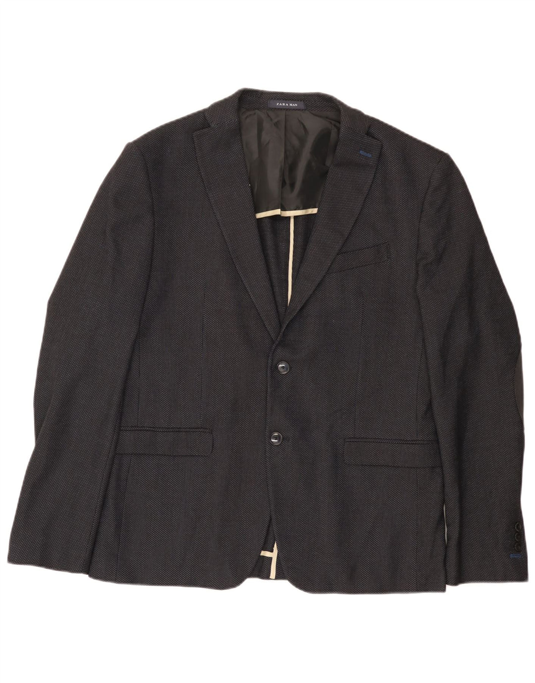 Zara Herre 2-knaps blazerjakke EU 54 XL Sort