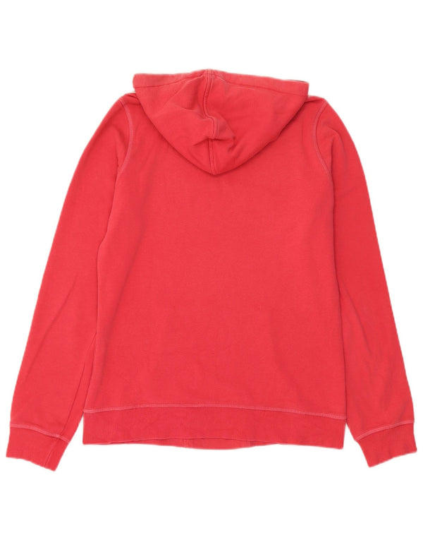 Champion Dame Grafisk Hoodie Jumper UK 14 Large Pink Bomuld