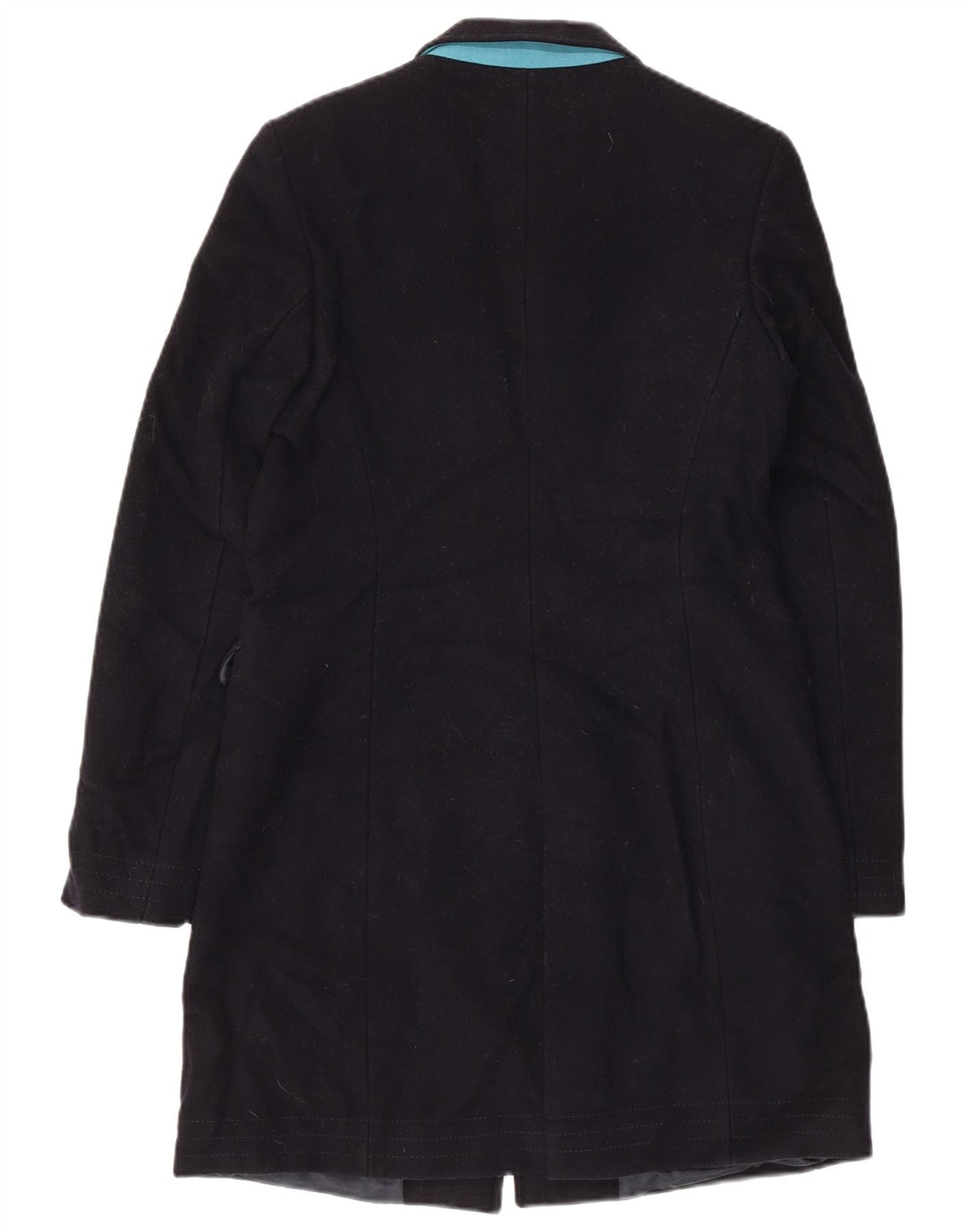 Superdry Dameoverfrakke UK 2 2XS Marineblå Uld