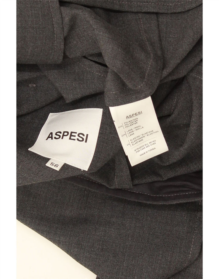 Aspesi Herre 3-knaps blazerjakke IT 56 3XL Grå Polyester
