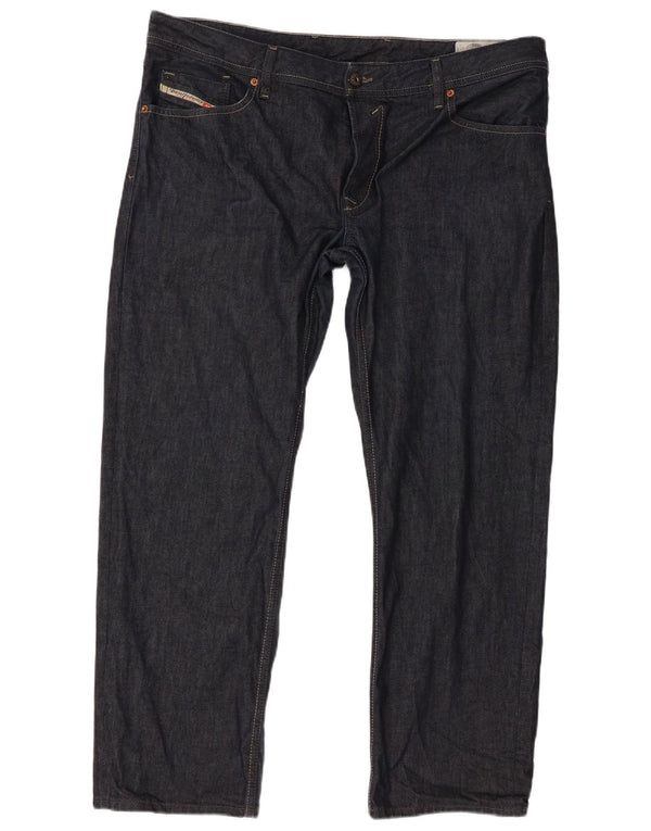 Diesel Herre Waykee Regular Straight Jeans W40 L30 Marineblå Bomuld