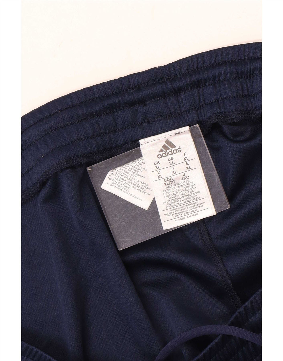 Adidas Herre Climalite Sport Shorts XL Navy Blue Polyester